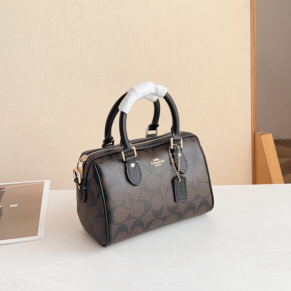 Coach women's Rowan PVC New Boston Bucket Mini Tote. - Picture 3 of 9